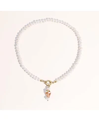 Ichiko Strawberry Pearl Necklace 20" For Women