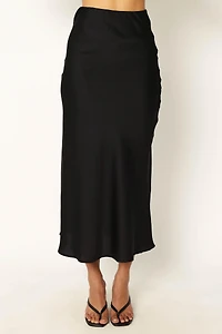 Petal and Pup Women's Nellie Satin Midi Skirt
