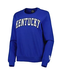 Women's Colosseum Royal Kentucky Wildcats Campanile Pullover Sweatshirt