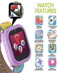 Playzoom V3 Girls Purple Silicone Smartwatch 42mm Gift Set
