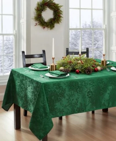 Elrene Poinsettia Elegance Damask Collection