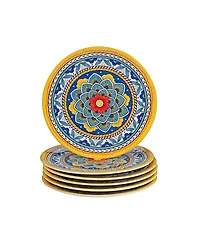 Certified International Portofino Melamine 6-Pc. Salad Plates