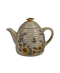 Certified International Bee Sweet 3-d Beehive Teapot