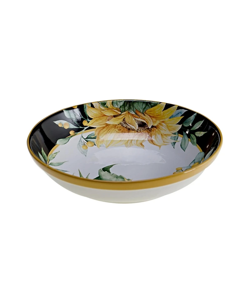 Certified International Sunflower Fields Serving/Pasta Bowl