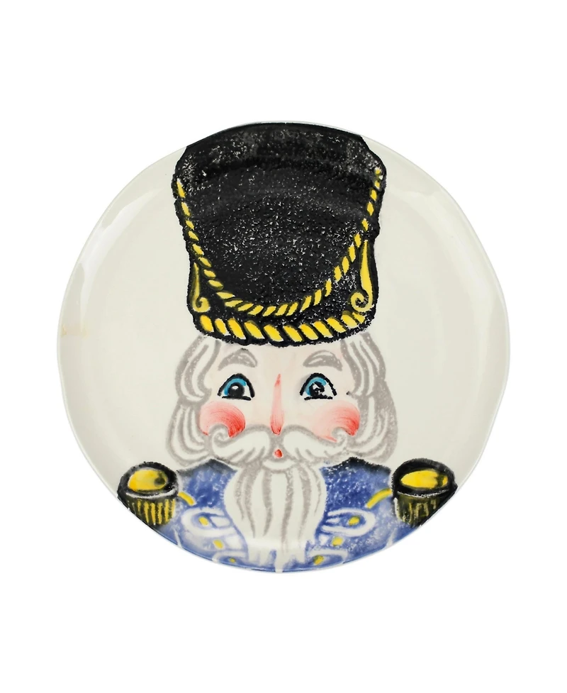 Vietri Nutcrackers Dinnerware Dinner Plates, Set of 4