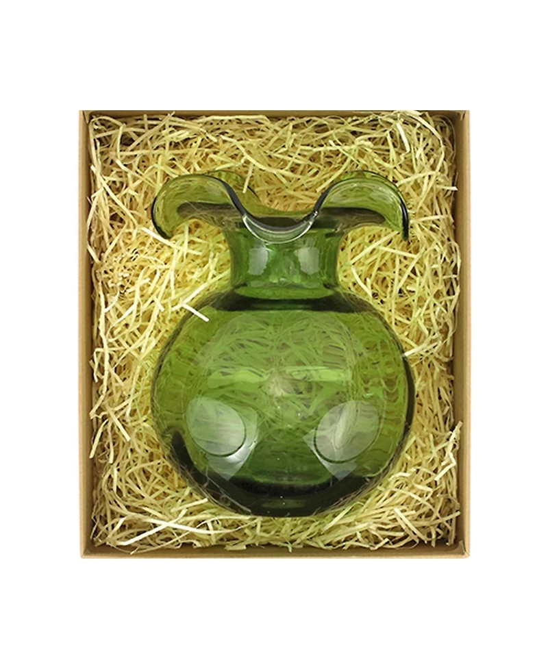 Hibiscus Glass Bud Vase