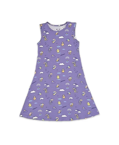 Bellabu Bear Toddler |Child Girls Rainbow Bear Dress