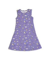 Bellabu Bear Toddler |Child Girls Rainbow Bear Dress