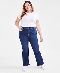 Style & Co Plus Mid-Rise Curvy Bootcut Jeans, Exclusively at Macy's