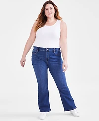 Style & Co Plus Mid-Rise Curvy Bootcut Jeans, Exclusively at Macy's