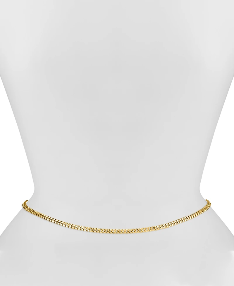 Oma The Label 18k Gold-Plated Cuban Link Waist Chain