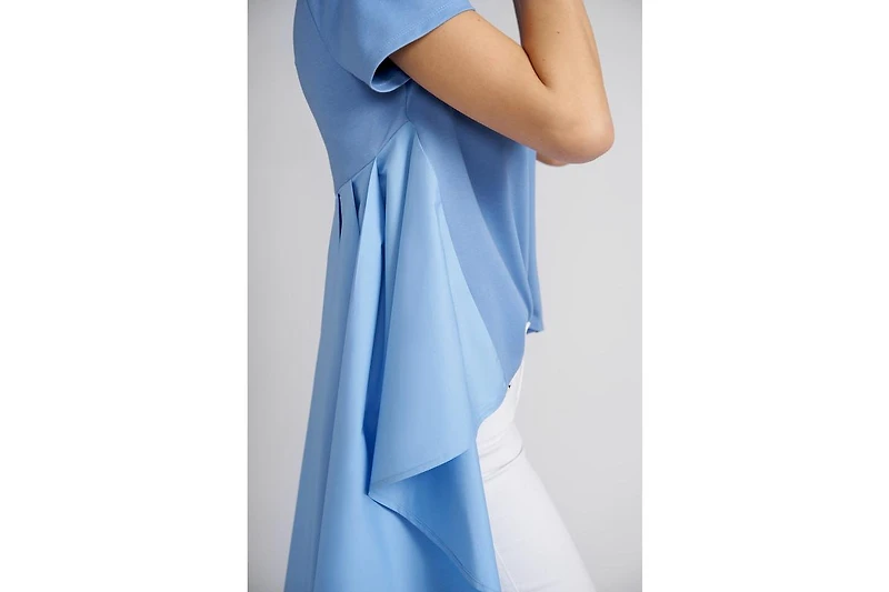 Caldwell Collection Women's Piper High Low Short Sleeve Top