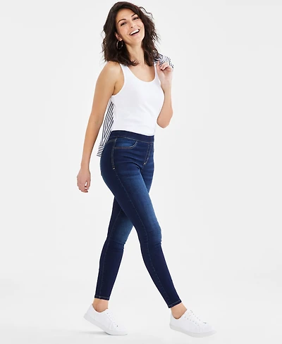 Style & Co Petite Mid-Rise Pull On Jeggings, Created for Macy's