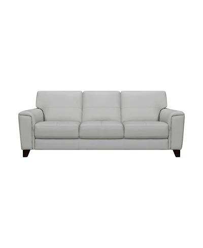 Bergen 88" Genuine Leather Square Arm Sofa