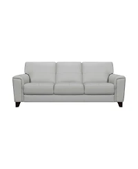 Bergen 88" Genuine Leather Square Arm Sofa