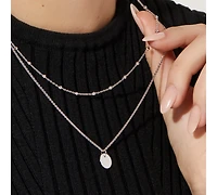 Ana Luisa Coin Necklace Set - Willow Silver