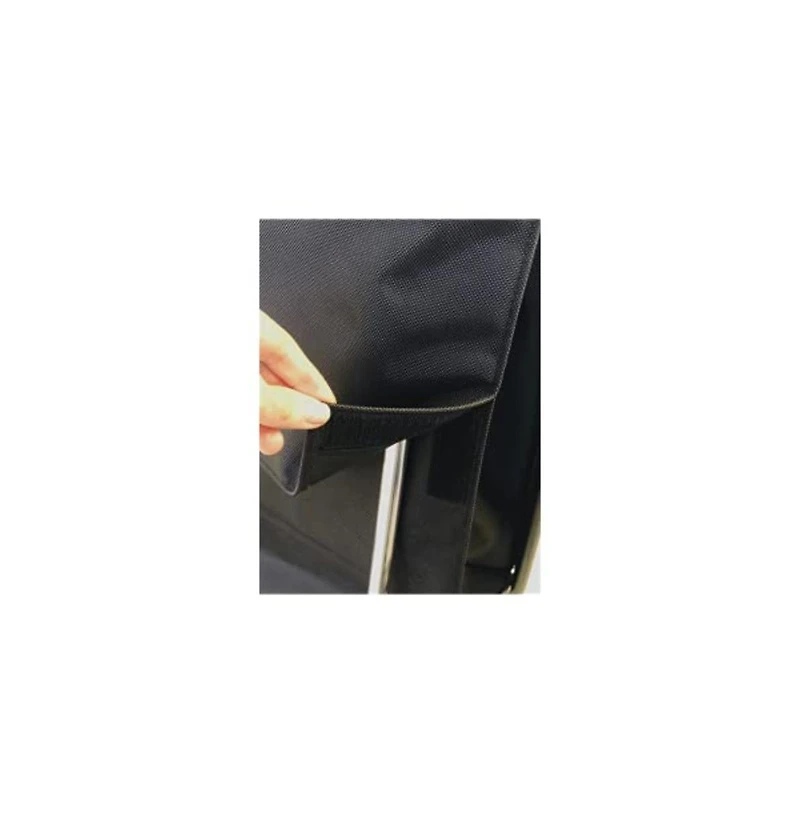 Rolser Com Mf Black Tube 2 Big Wheel Shopping Trolley