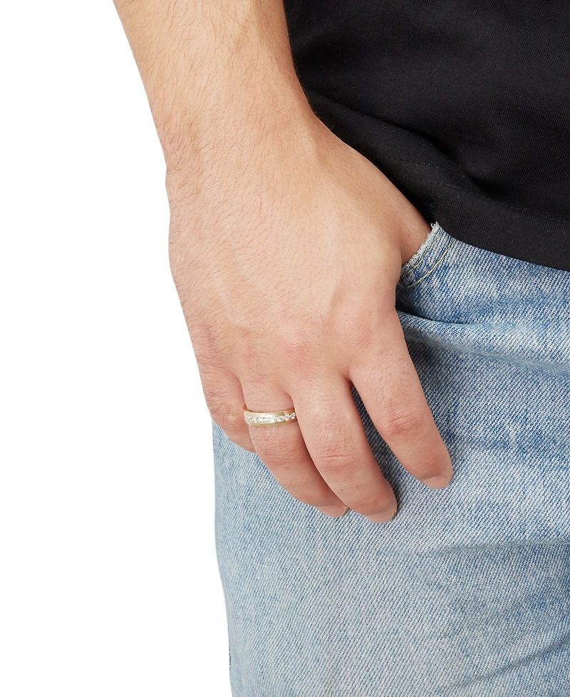 Men's Diamond Band (1/ ct. t.w.) in 14k White Gold (Also in 14k Yellow Gold