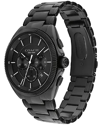 Coach Men's Jackson Black Stainless Steel Bracelet Watch 45mm