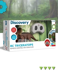 Discovery Rc Triceratops Led Infrared Remote Control Toy