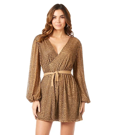 Women's Lara - Long Sleeve Cocktail Wrap Dress