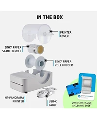 Hp Sprocket Panorama Instant Portable Color Label & Photo Printer