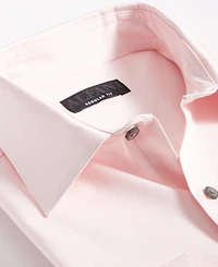 Alfani Men's Regular-Fit Temperature Regulating Solid Dress Shirt, Created for Macy's