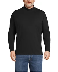 Lands' End Men's Big & Tall Super-t Mock Turtleneck Tee