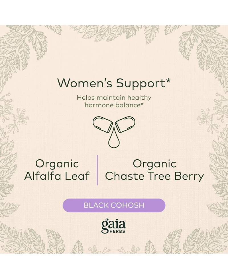 Gaia Herbs Menopause Support Daytime - Helps Maintain Healthy Hormone Balance and Well-Being for Women