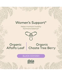 Gaia Herbs Menopause Support Daytime - Helps Maintain Healthy Hormone Balance and Well-Being for Women