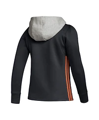 Women's adidas Black Philadelphia Flyers Skate Lace Primeblue Team Pullover Hoodie