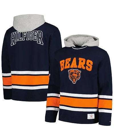 Men's Tommy Hilfiger Navy Chicago Bears Ivan Fashion Pullover Hoodie