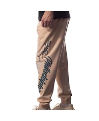 Men's and Women's The Wild Collective Cream Philadelphia Eagles Heavy Block Graphic Jogger Pants