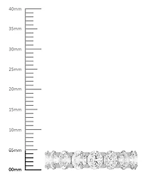 Diamond Oval-Cut Eternity Band (5 ct. t.w.) Platinum or 14k Gold