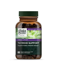 Gaia Herbs Thyroid Support - Made with Ashwagandha, Kelp, Brown Seaweed, and Schisandra to Support Healthy Metabolic Balance and Overall Well-Being
