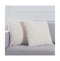 Safavieh Verli 22" x 22" Pillow (Set of 2)