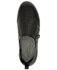 Jambu Women's July Wide Slip- On Zip Sneakers