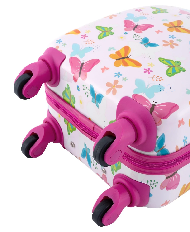 Travelers Club Kid's Hard Side Carry-On Spinner 5 Piece Luggage Set