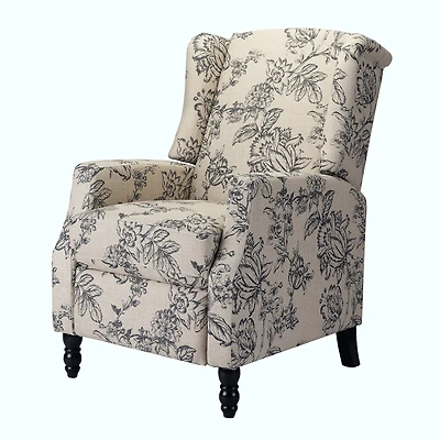 Franco Genuine Leather Manual Recliner