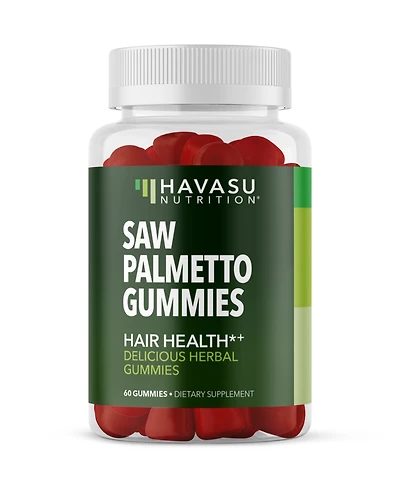 Saw Palmetto Gummies, Raspberry Flavored, Havasu Nutrition, 60ct
