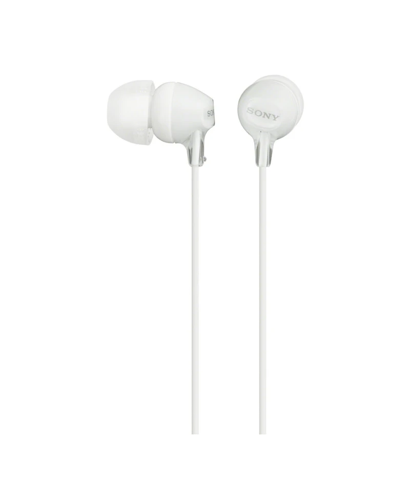 Sony Mdr-EX15LP Fashion Color EX Series In-Ear Earbud Headphones (White)