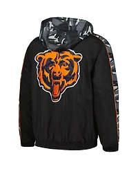 Men's Starter Black Chicago Bears Thursday Night Gridiron Full-Zip Hoodie Jacket