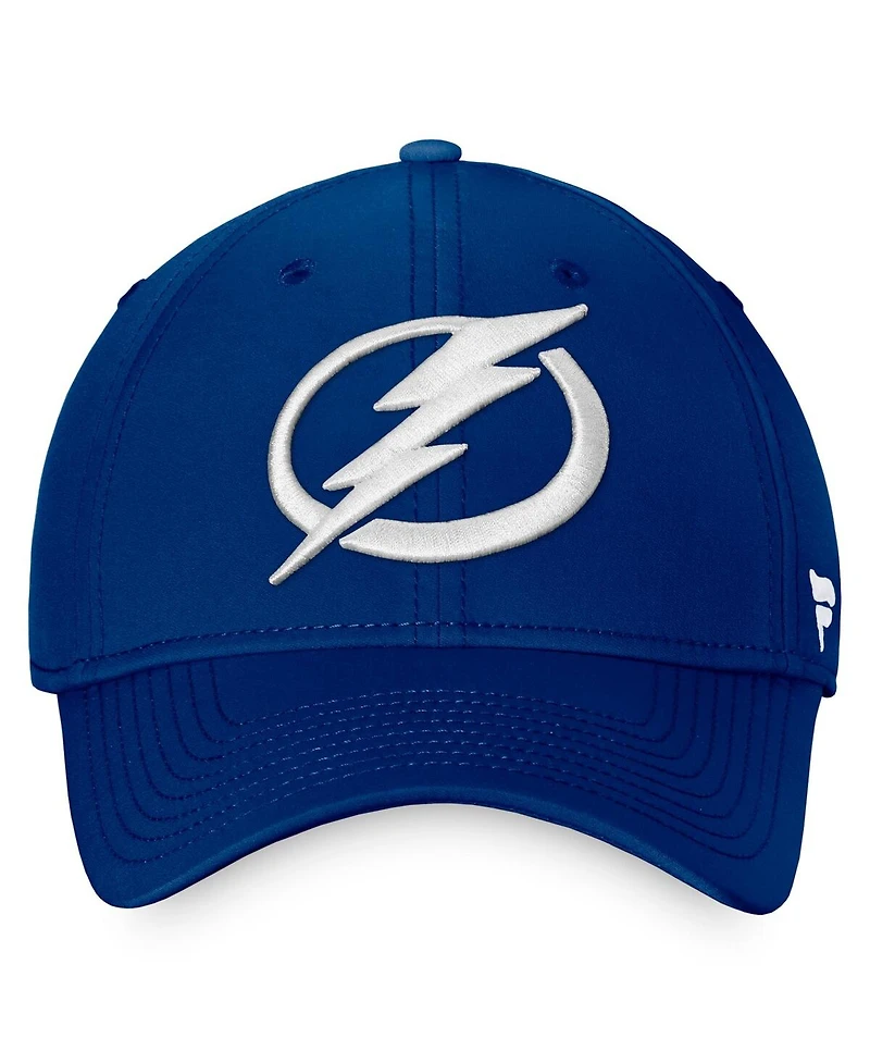 Men's Fanatics Blue Tampa Bay Lightning Core Primary Logo Flex Hat