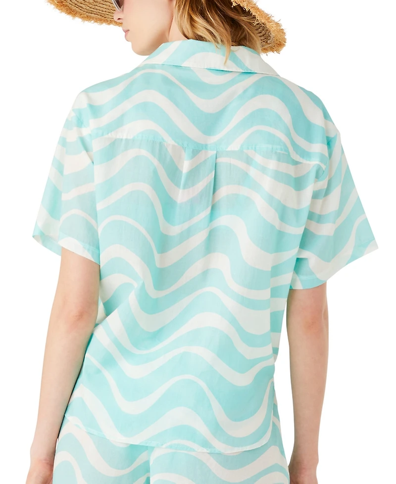 Kate Spade Women's Cotton Cover-Up Shirt
