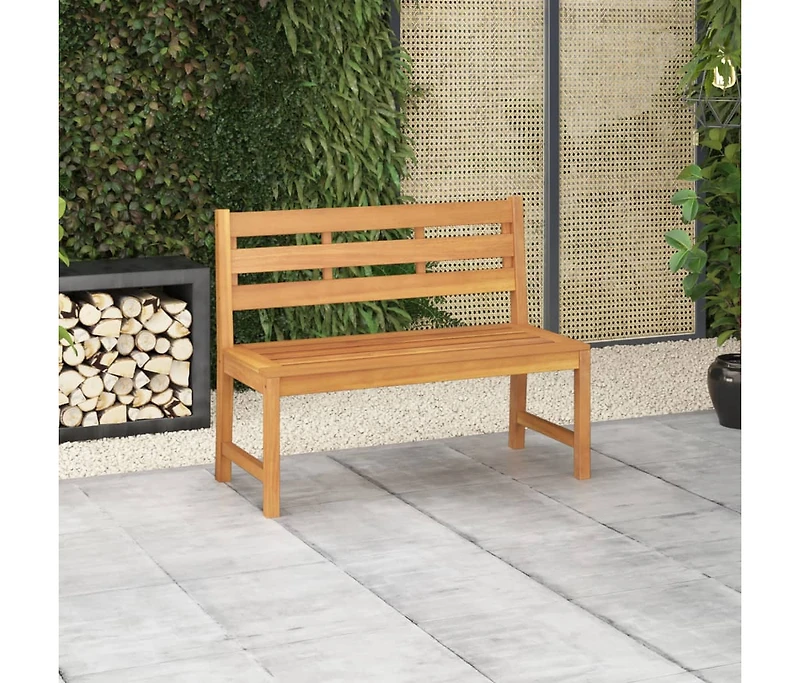 Patio Bench 44.9" Solid Teak Wood