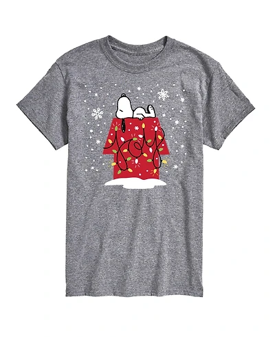 Airwaves Men's Peanuts Holidays Short Sleeve T-shirt