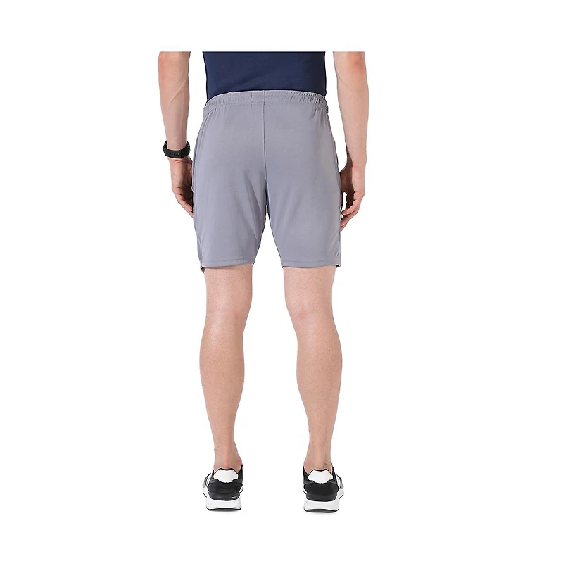 Campus Sutra Men's Light Grey Basic Activewear Short