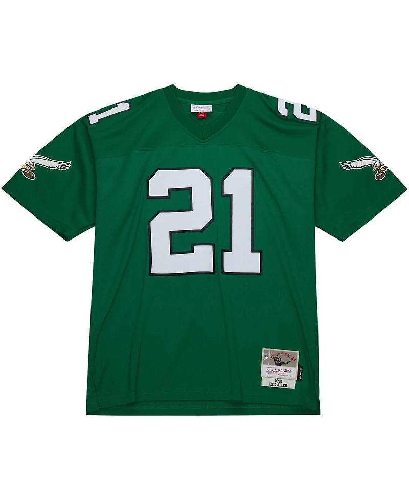 Men's Mitchell & Ness Eric Allen Kelly Green Philadelphia Eagles Legacy Replica Jersey