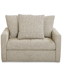 Pherie 51" Fabric Swivel Chair, Created for Macy's