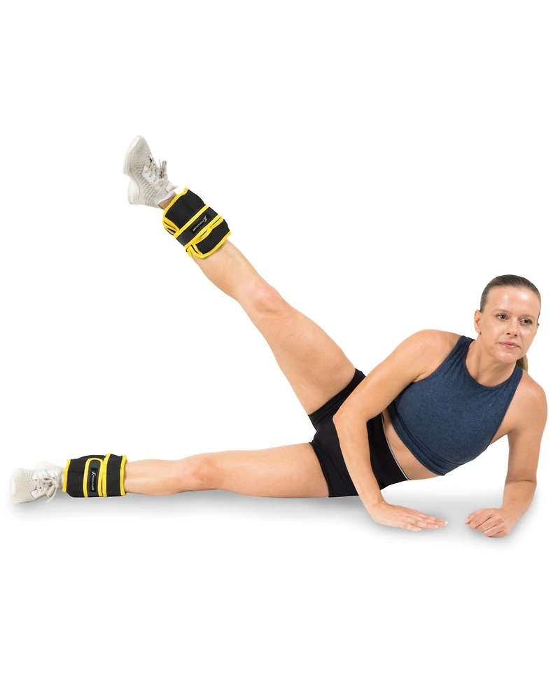 Adjustable Ankle Weights, Set of 2, 7.5lbs